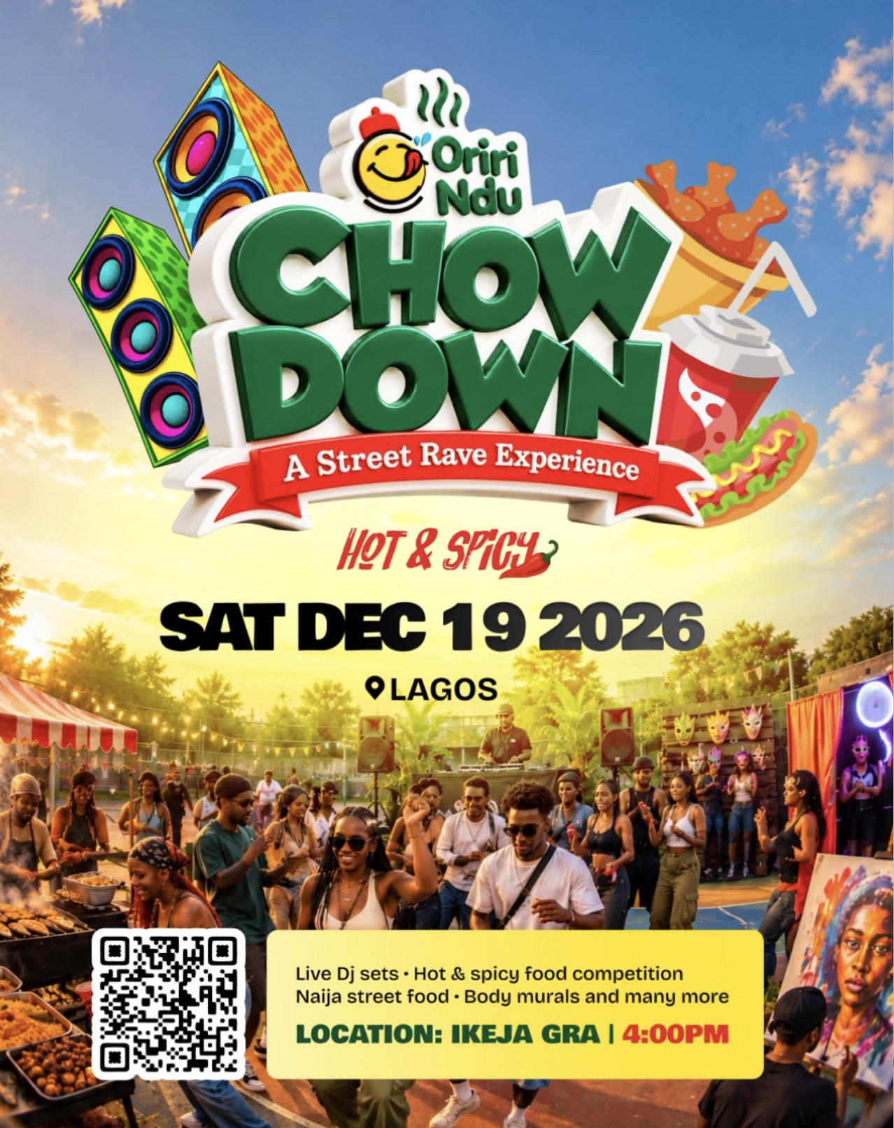 Event flyer for TBWA Chowdown